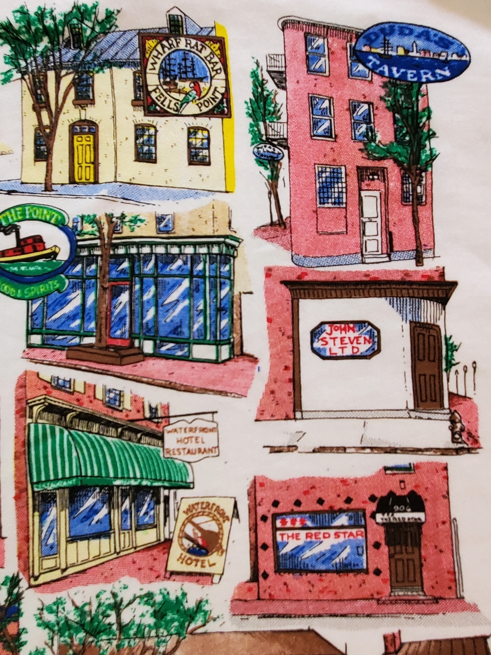 Vintage Levis Pubs of Fells Point Maryland T-Shirt Size XL 1993 NWT - Picture 12 of 14
